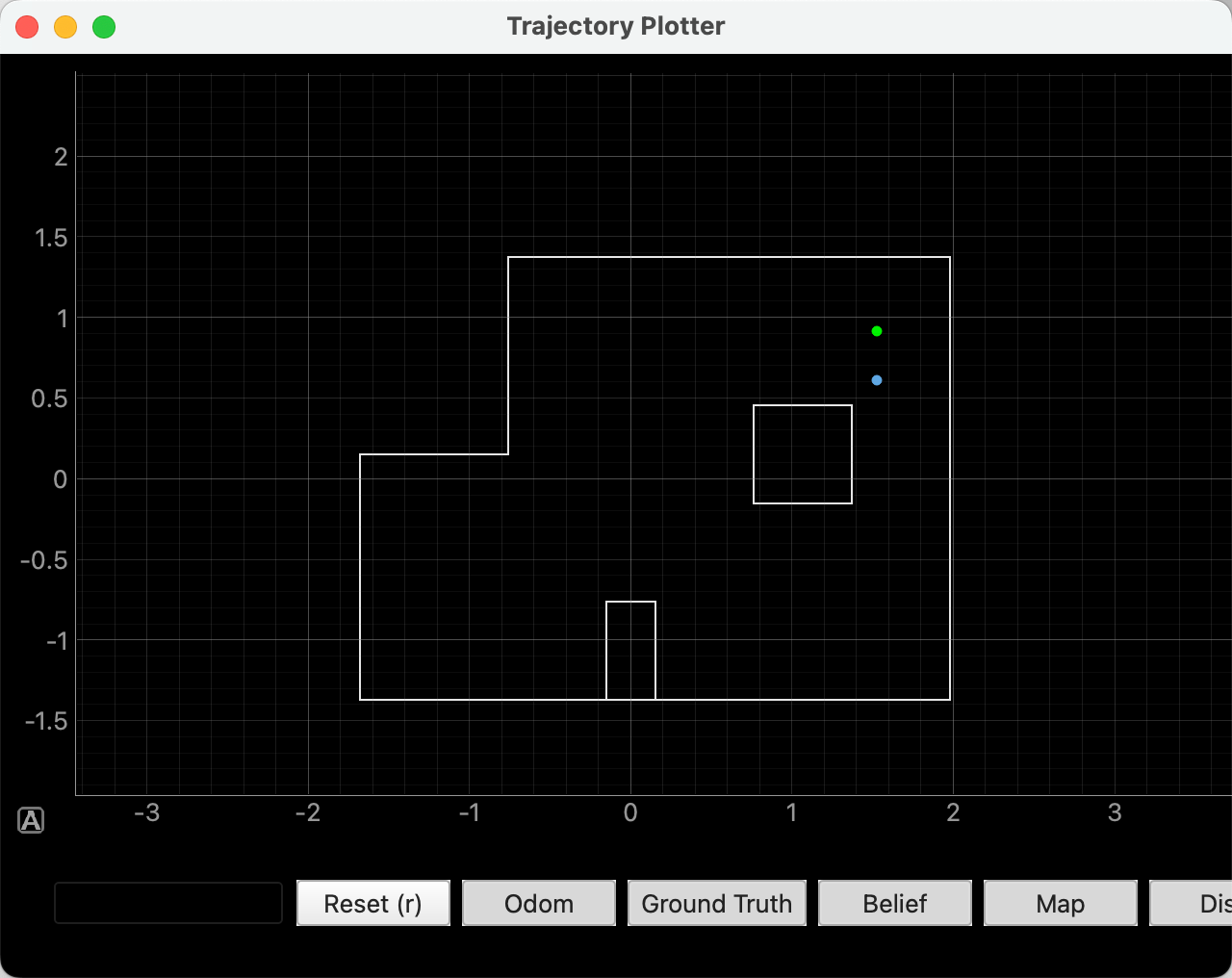 Lab 11 result at pose (5,3)