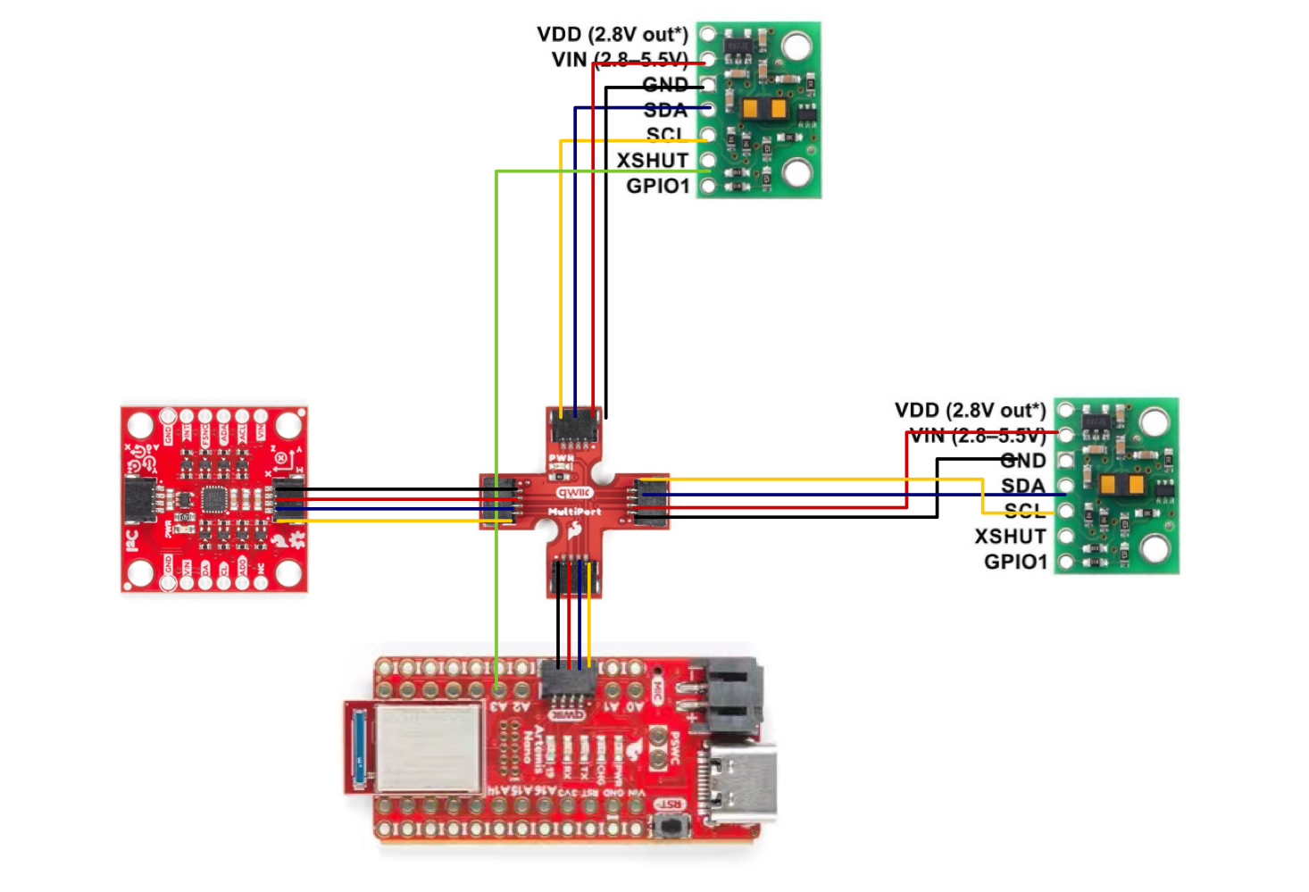 Dual ToF wiring diagram
