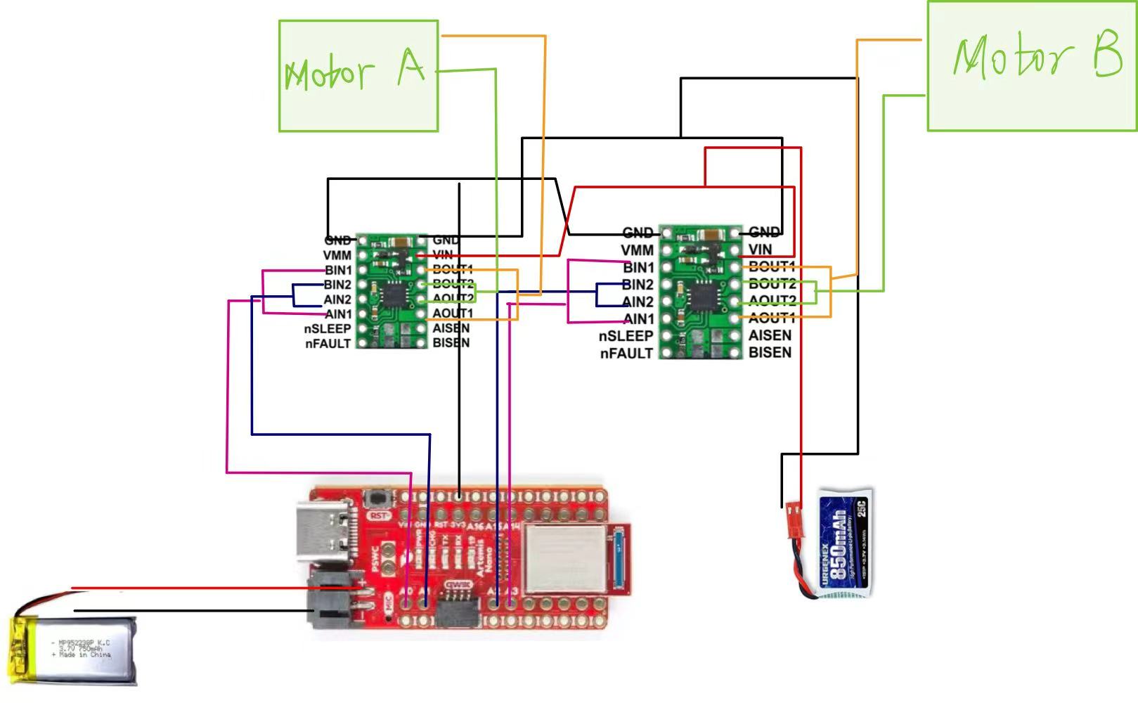 Motor Driver Wiring Diagram